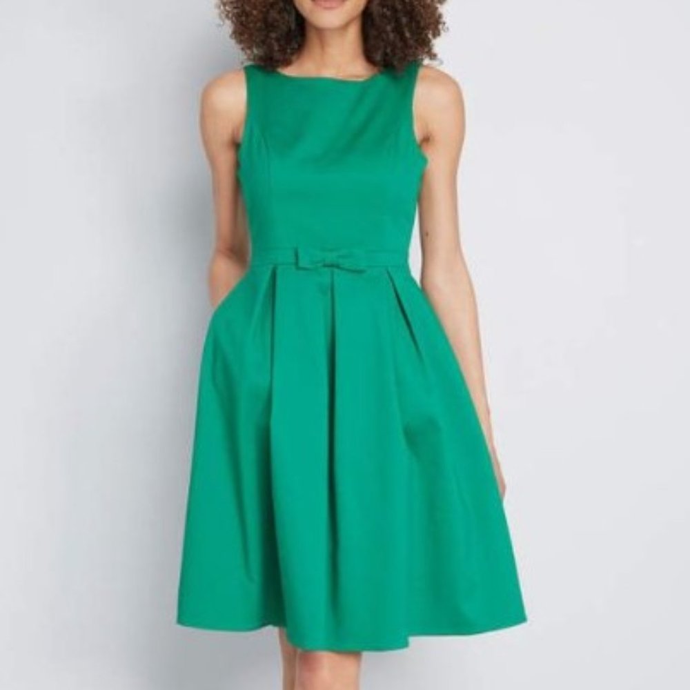 Modcloth, Polish Aplenty Fit and Flare Dress